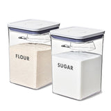 8-Piece Prelabeled Baking POP Container Set K6