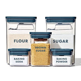 8-Piece Prelabeled Baking POP Container Set K6