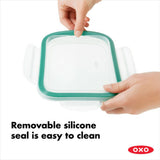 8 Piece Smart Seal Glass Round Container Set I7
