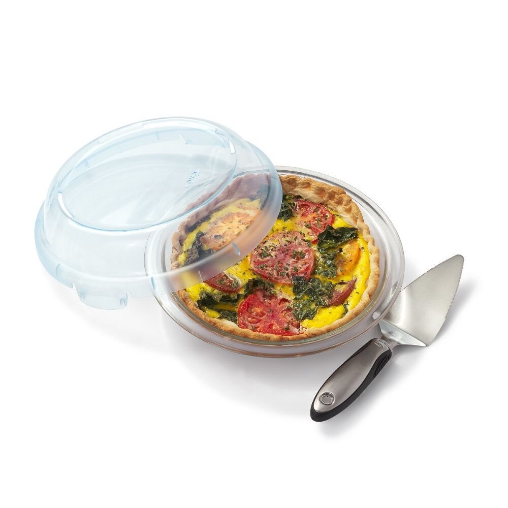9-in Pie Plate with Lid E0