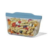 Silicone Reusable Bag  Stand-Up Quart (32 oz) - Ocean Blue Z6