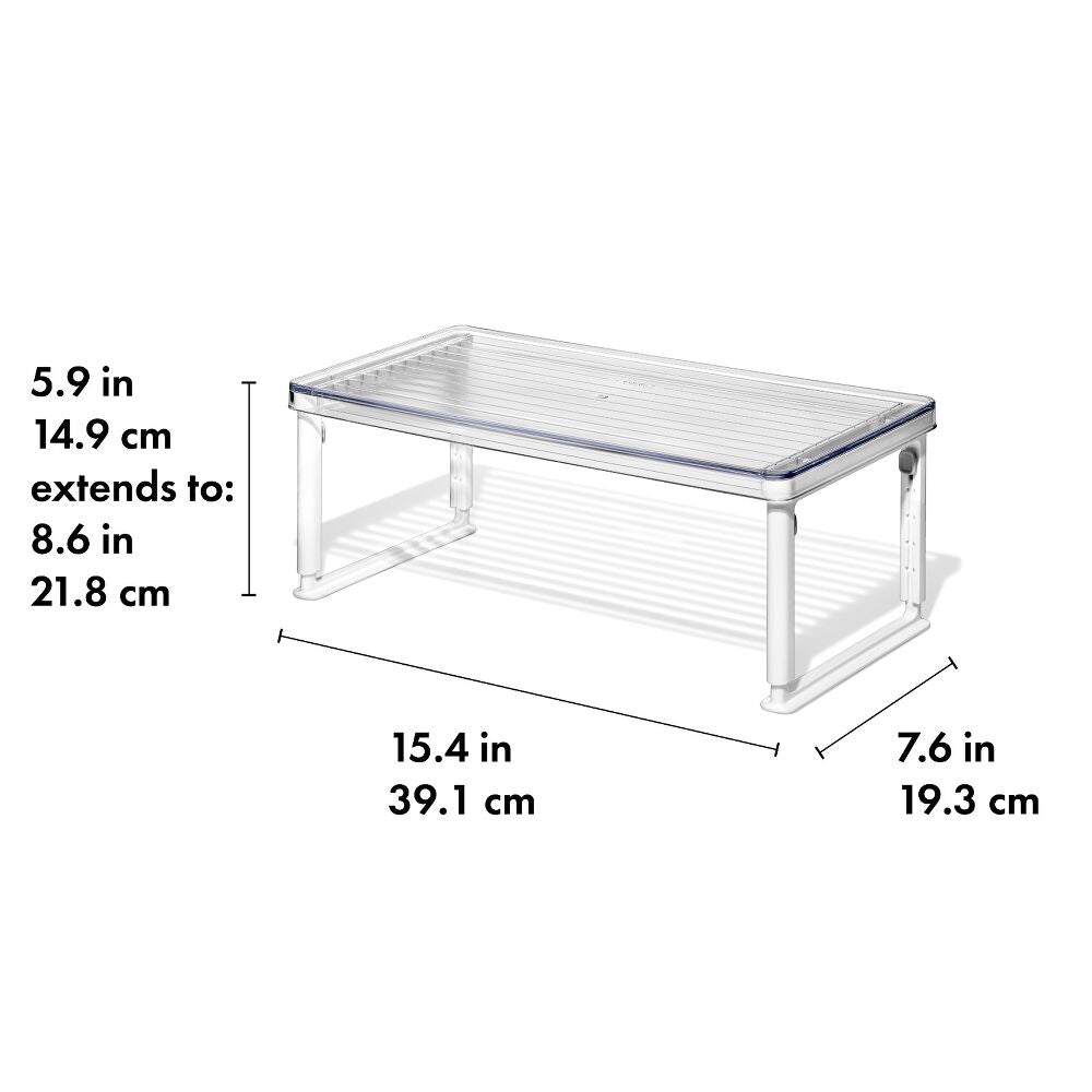 Adjustable Refrigerator Shelf Riser M4
