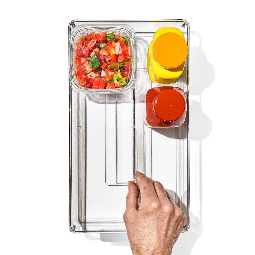 Adjustable Refrigerator Storage Bin I6