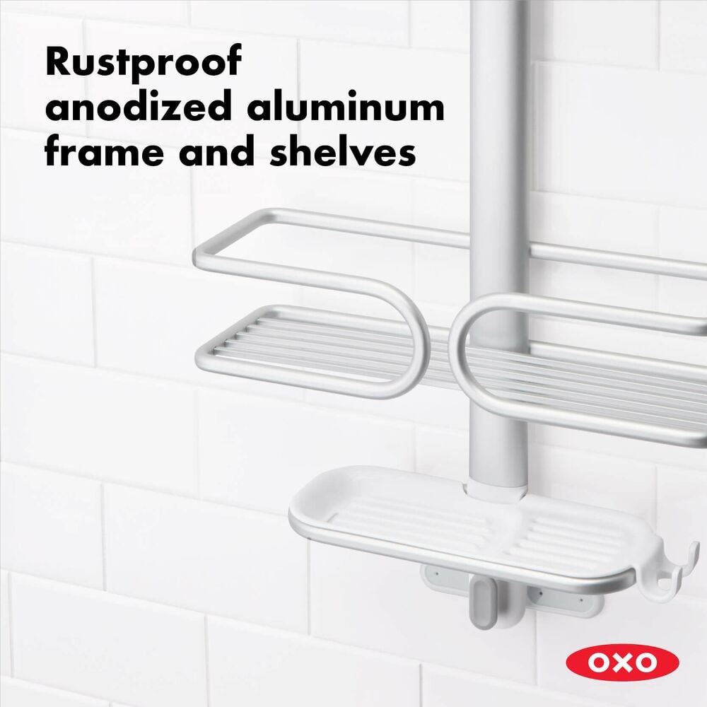 Aluminum 3-Tier Shower Caddy F5