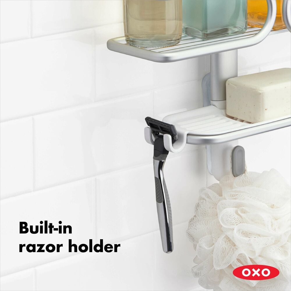 Aluminum 3-Tier Shower Caddy F5