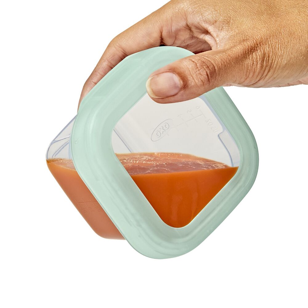 Baby Blocks Food Storage Containers (6 oz) - Opal C2