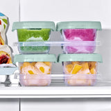 Baby Blocks Food Storage Containers (6 oz) - Opal C2