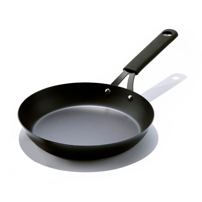 Carbon Steel Obsidian Series 10-Inch Frypan with Silicone Sleeve A3