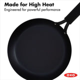 Carbon Steel Obsidian Series 10-Inch Frypan with Silicone Sleeve A3