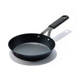 Carbon Steel Obsidian Series 8-Inch Frypan with Silicone Sleeve O9