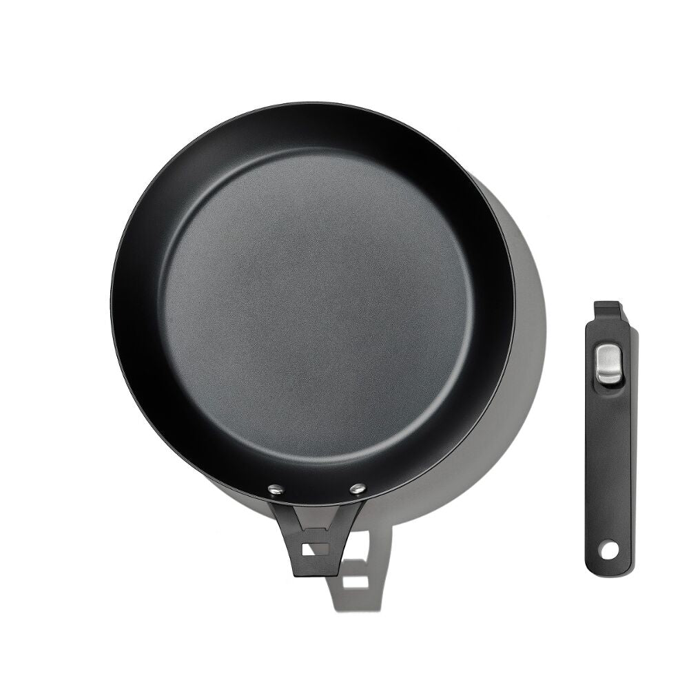 Carbon Steel With Removable Handle 10in Pan L8
