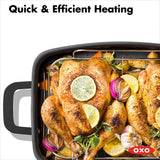 Carbon Steel Obsidian Series Roaster with Rack F0