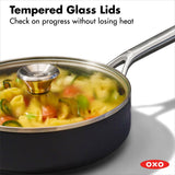 Ceramic Professional Non-Stick 3-Quart Sauté Pan with Lid B7