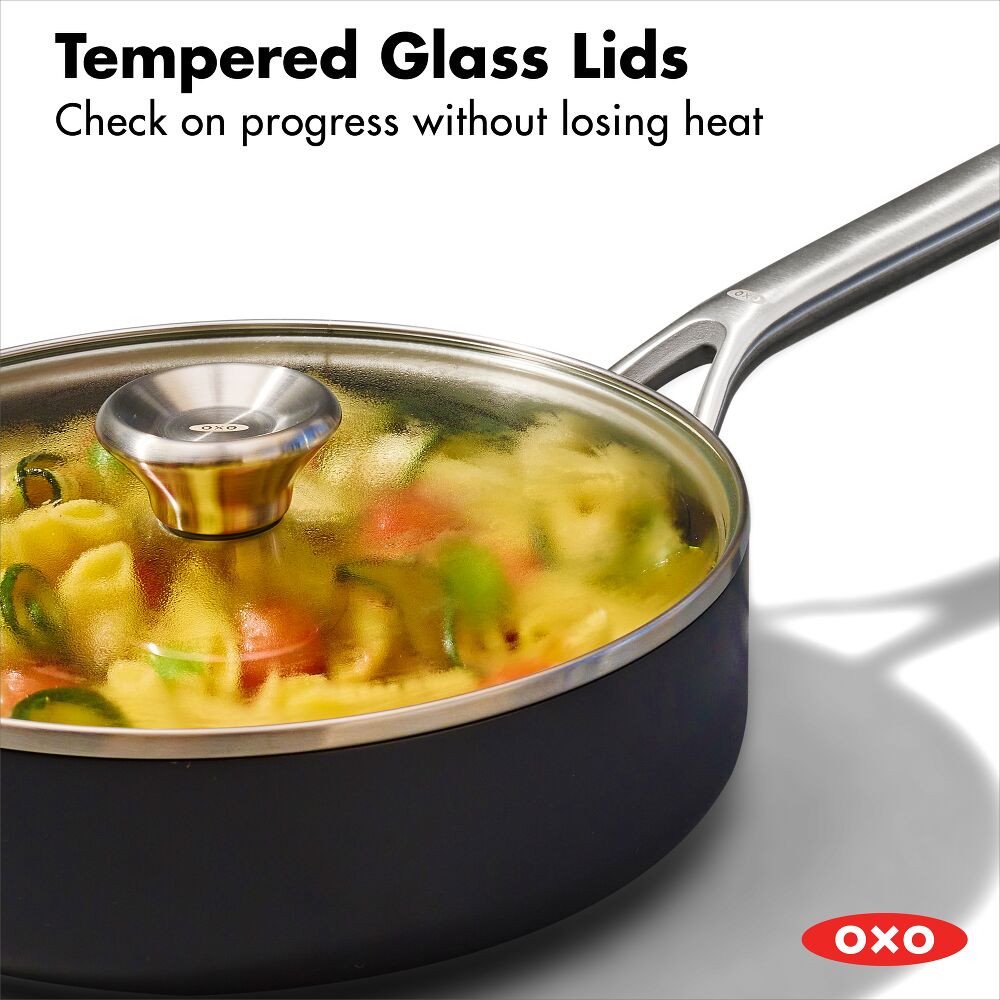 Ceramic Professional Non-Stick 3-Quart Sauté Pan with Lid B7