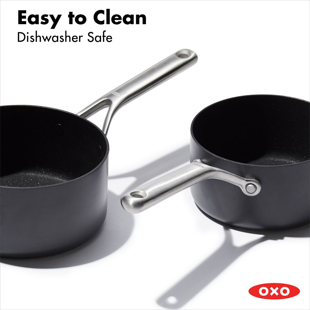 Ceramic Professional Non-Stick 4-Piece Saucepan Set (1.7 Qt & 2.3 Qt) C7