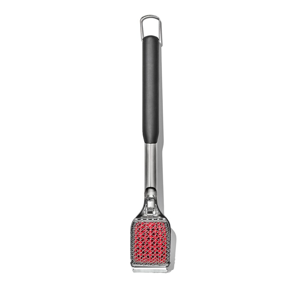 Coiled Grill Brush With Replaceable Head P8