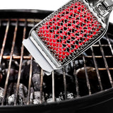 Coiled Grill Brush With Replaceable Head P8