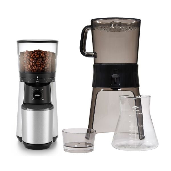 Cold Brew Coffee Maker & Conical Burr Coffee Grinder Bundle C0