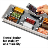 Compact Spice Drawer Organizer K8