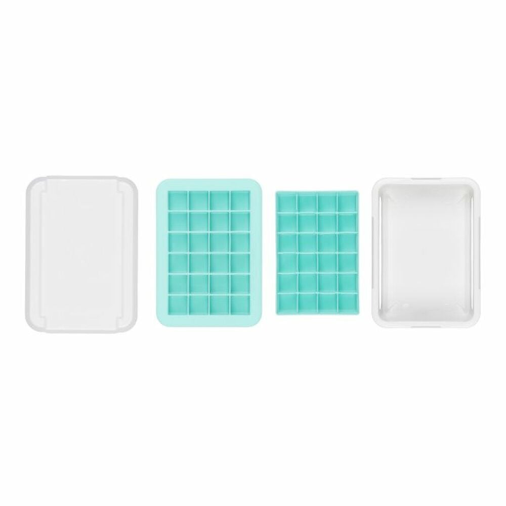 Covered Silicone Ice Cube Tray-Cocktail Cubes