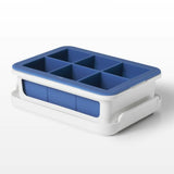Covered Silicone Ice Cube Tray-Large Cube G1