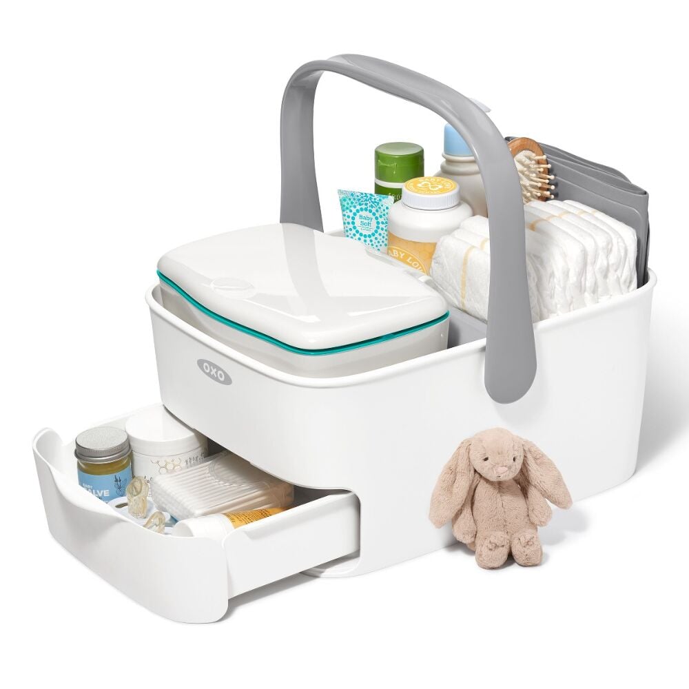 Diaper Caddy with Changing Mat V1