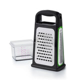 Etched Box Grater With Removable Zester J0