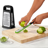 Etched Box Grater With Removable Zester J0