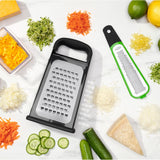 Etched Box Grater With Removable Zester J0