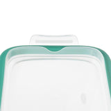 Smart Seal 8 Cup Glass Rectangle Container - Teal A6