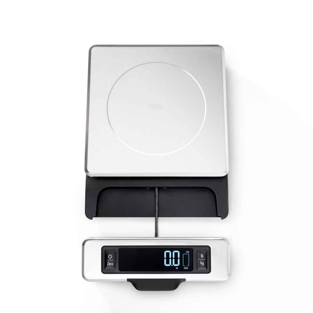 11 lb Stainless Steel Food Scale with Pull out Display T2