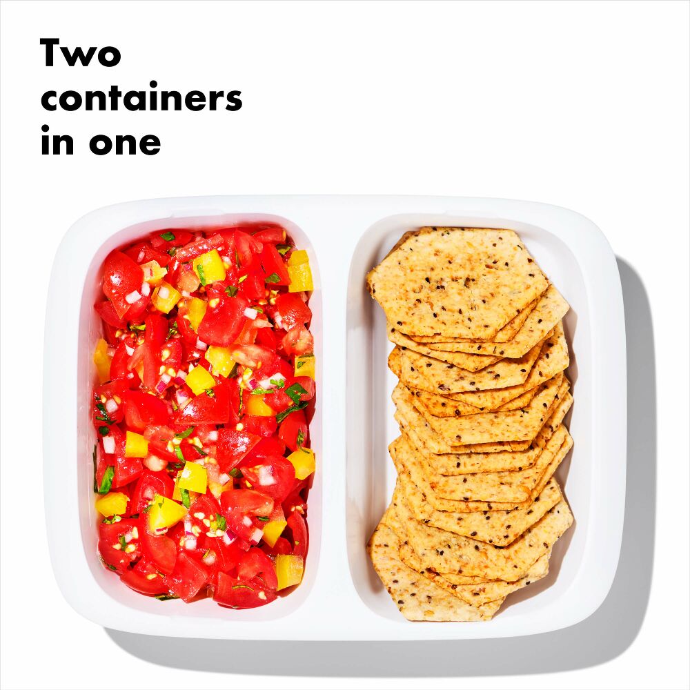 Prep & Go 2-Cup Divided Container O6