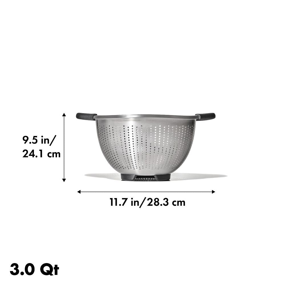 Stainless Steel 3 qt./ 2.8L Colander V2