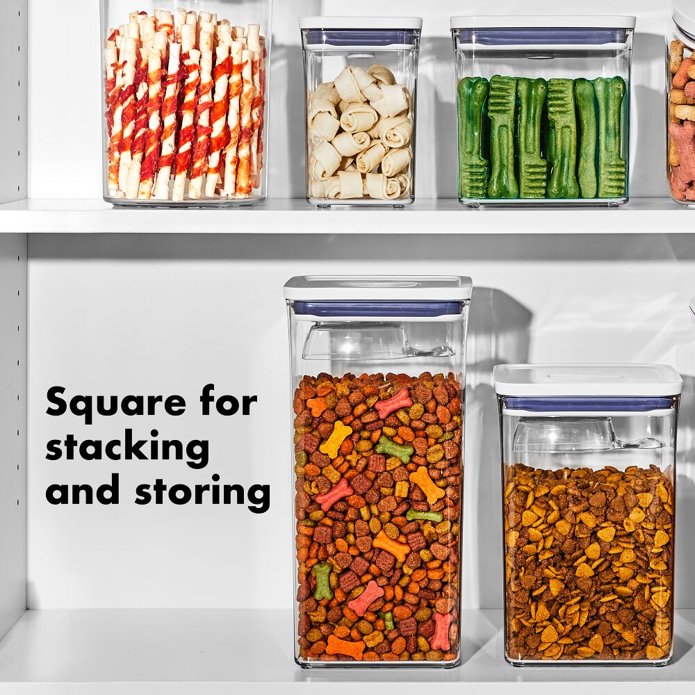 OXO Good Grips Pet POP Container – 4.4 Qt/4.2 L with Scoop M6
