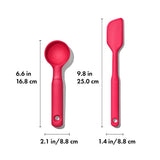 Silicone Cookie Scoop & Small Spatula Set F9