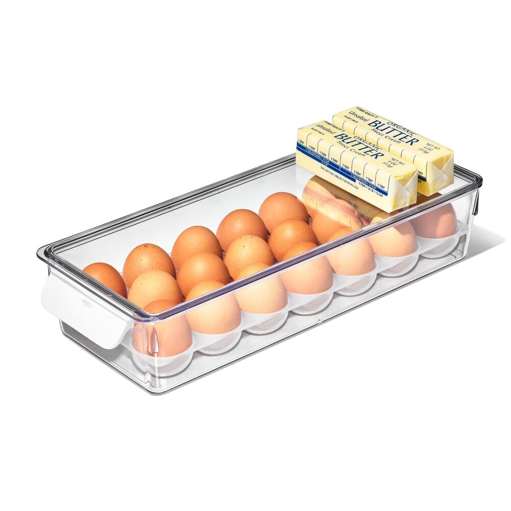 Refrigerator Egg Bin With Removable Tray R8