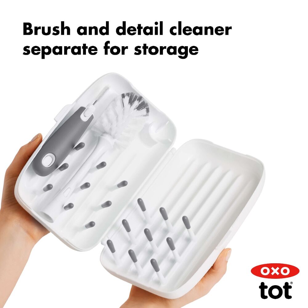 On-the-Go Drying Rack with Bottle Brush