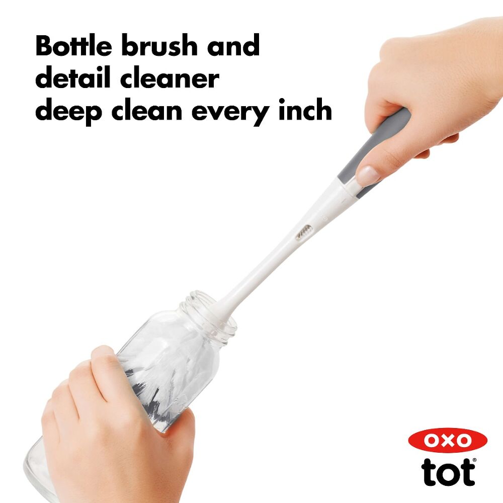 On-the-Go Drying Rack with Bottle Brush