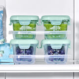 Glass Baby Blocks Food Storage Containers (4 oz) - Opal B0