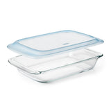 Glass Baking Dish with Lid (3.0 Qt) X2