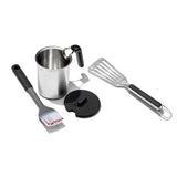 Grilling Basting Pot and Brush Set & Grilling Precision Turner Bundle W6