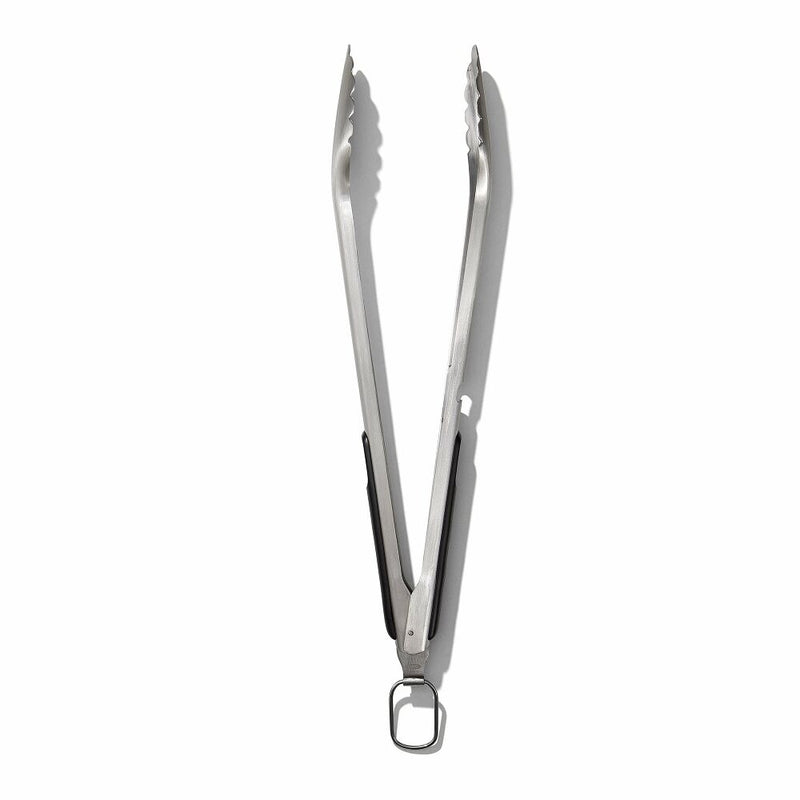 Grilling Tongs with Built-In Bottle Opener X9