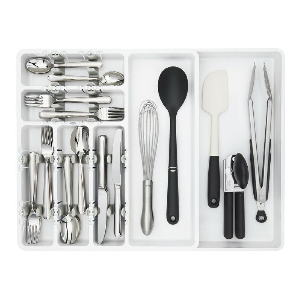 Large Expandable Utensil Organizer W0