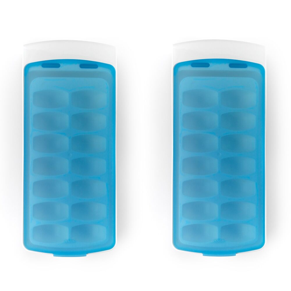 No-Spill Ice Cube Tray - 2 Pack D7