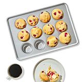 Nonstick Pro Clear Coated 12 Cup Muffin Pan N9
