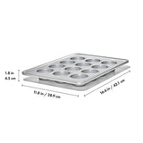 Nonstick Pro Clear Coated 12 Cup Muffin Pan N9