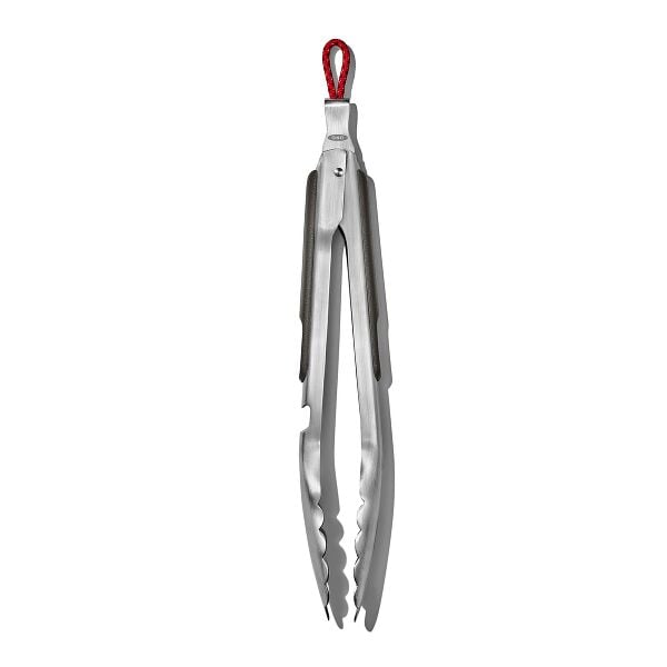 OXO Outdoor 10.5in Camp Stove Tongs with Bottle Opener W5