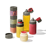 Outdoor 7-Piece Spice Shaker & Squeeze Bottle Set I8