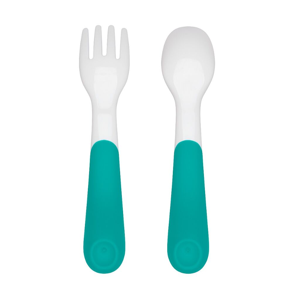 On-the-Go Plastic Fork and Spoon Set with Travel Case G7