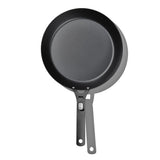 Outdoor 12-inch Carbon Steel Pan with Removable Handle E7